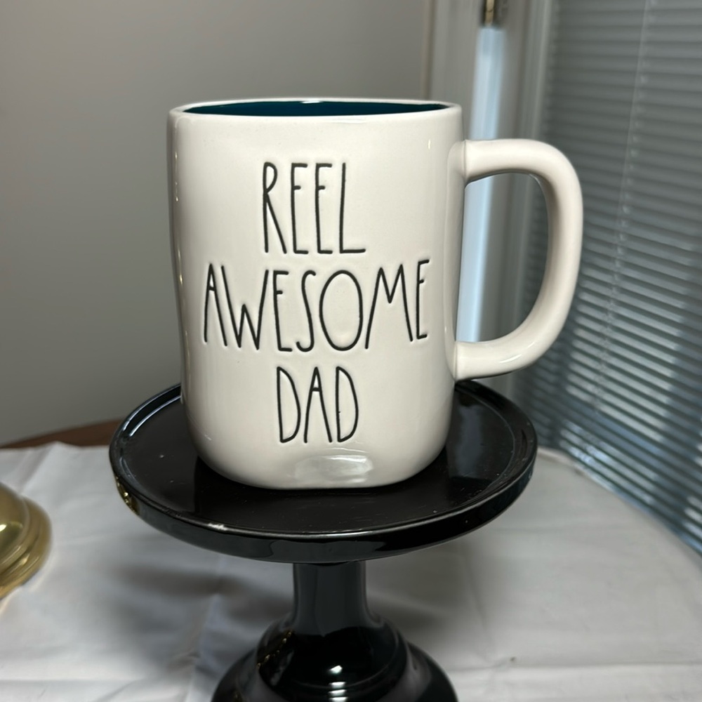 Rae Dunn Reel Awsome Dad coffee/ tea mug